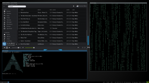 The ArchLinux setup on my desktop machine